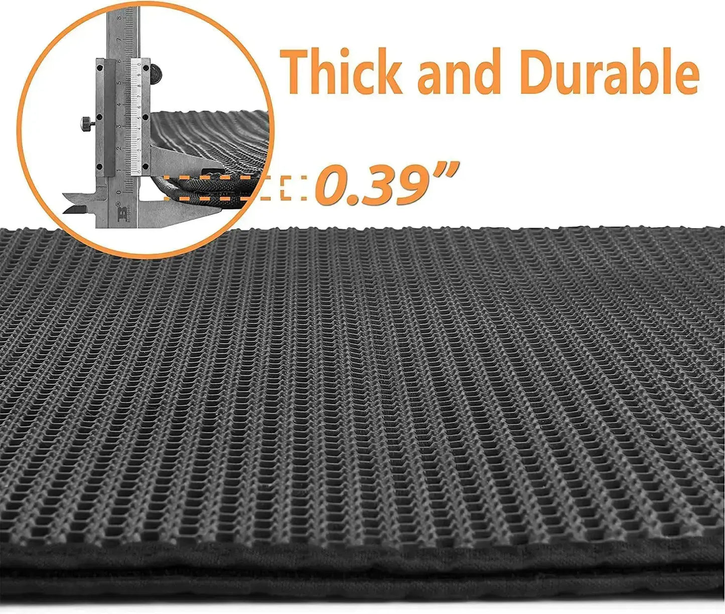 Conlun Cat Litter Mat Cat Litter Trapping Mat, Honeycomb Double Layer Design, Urine and Water Proof Material, Scatter Control, Less Waste,Easier to Clean,Washable