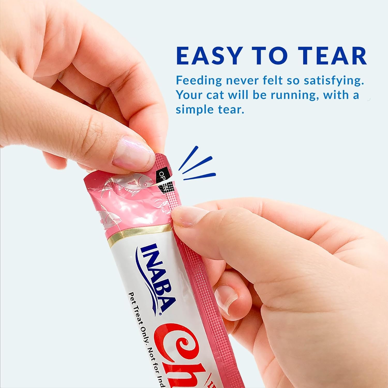 Delicious Churu Cat Treats - Lickable, Creamy Purée with Tuna & Chicken Flavor, Grain-Free Hydration Snack for Cats - 50 Convenient 0.5 oz Tubes!