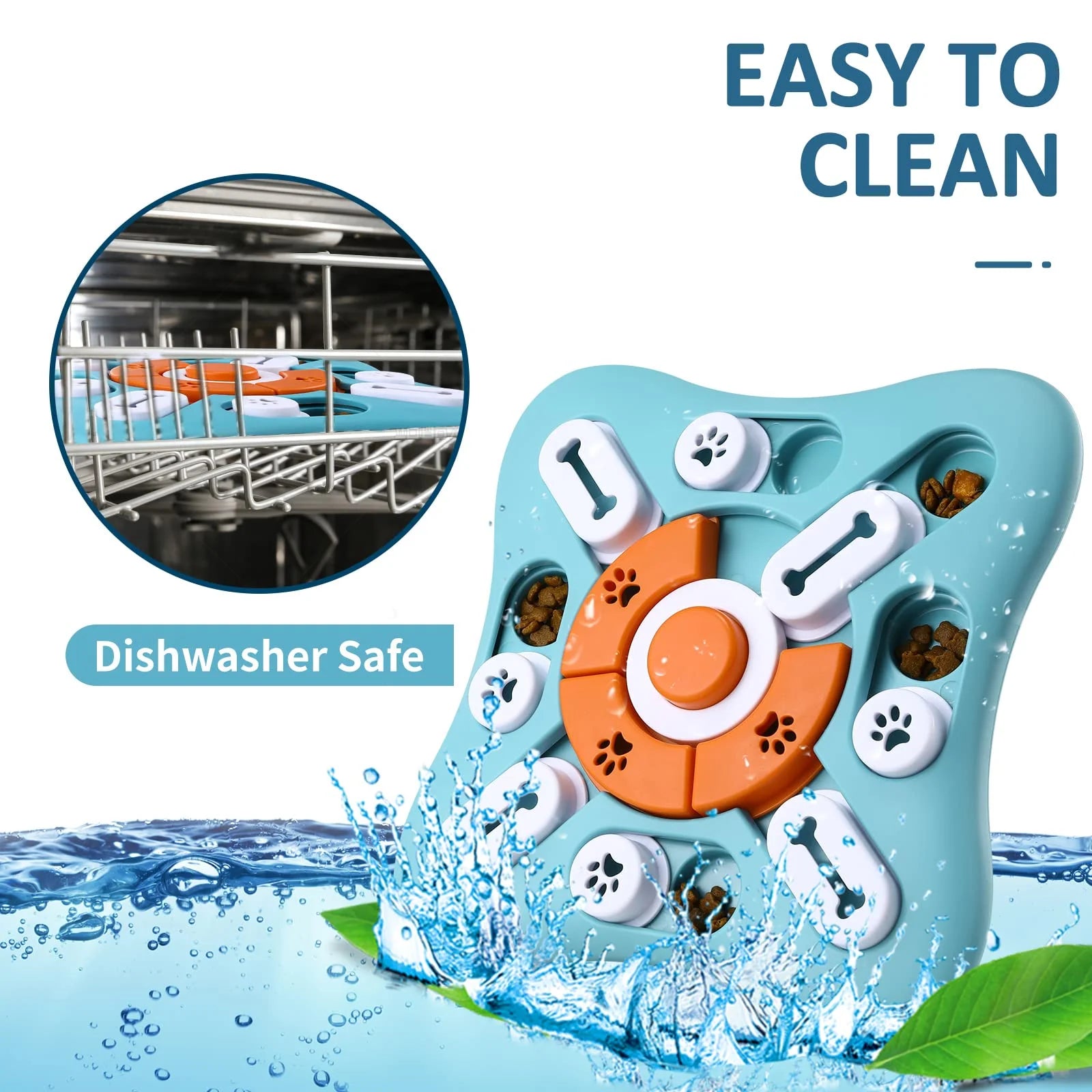 Puzzle Toys, Treat Dispensing Enrichment Toys for IQ Training and Brain Stimulation, Interactive Mentally Stimulating Toys as Gifts for Puppies, Cats, Dogs