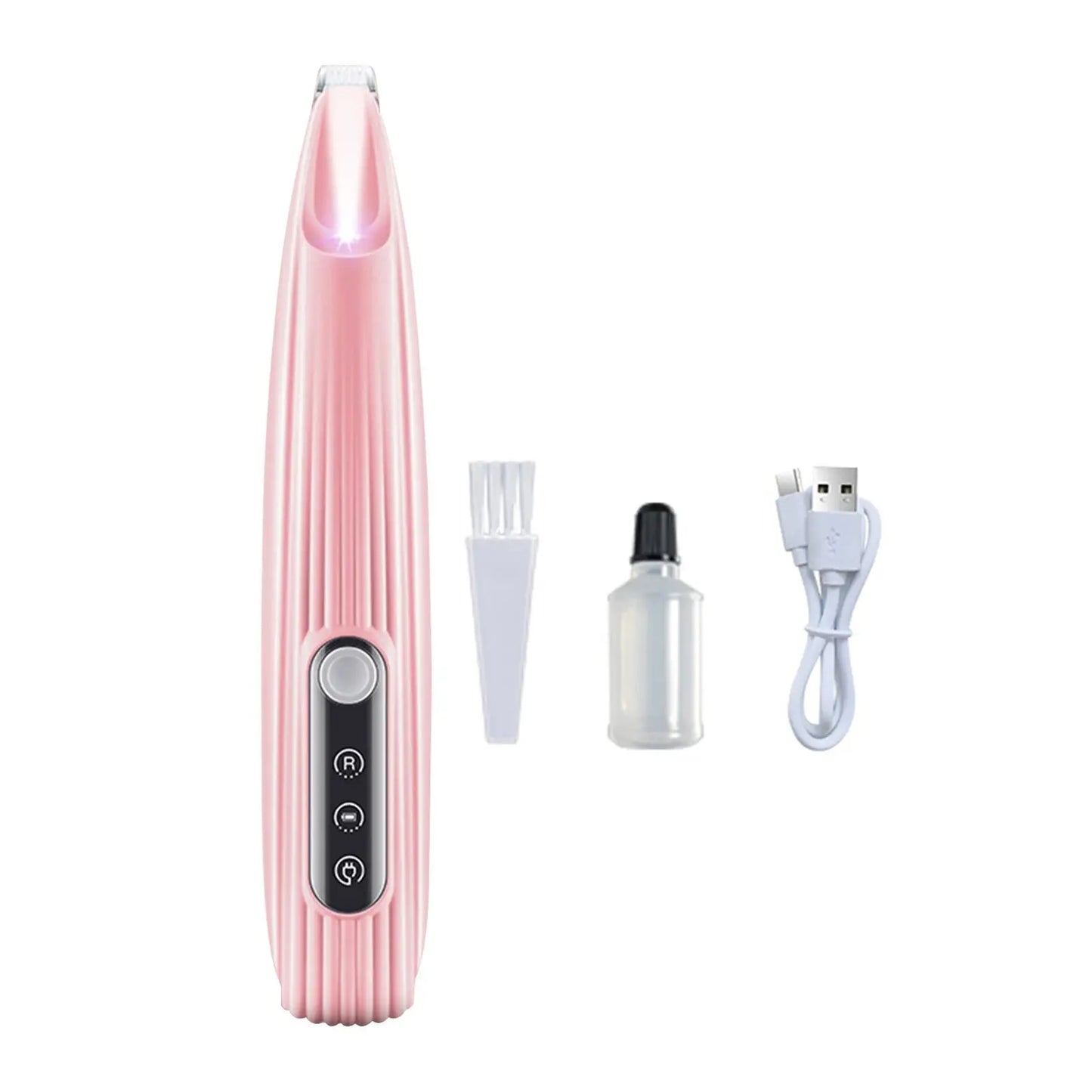 Portable Electric Dog Grooming Clippers - Waterproof, Precise Paw Trimmer with LED Display