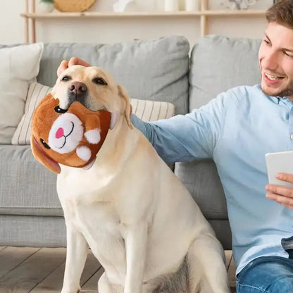 Your Dog’s New Best Friend – Interactive Bouncing Plush Toy with Squeaks, Jumps & Endless Fun!