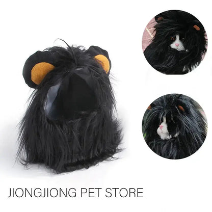 Realistic Lion Mane Costume for Dogs & Cats – Fun Pet Outfit for Halloween and Parties