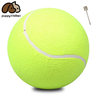 Jumbo 9.5" Tennis Ball for Large Dogs: Ultimate Pet Play Toy