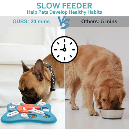 Puzzle Toys, Treat Dispensing Enrichment Toys for IQ Training and Brain Stimulation, Interactive Mentally Stimulating Toys as Gifts for Puppies, Cats, Dogs