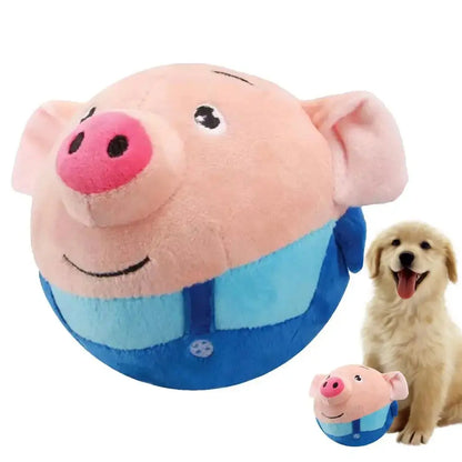 Your Dog’s New Best Friend – Interactive Bouncing Plush Toy with Squeaks, Jumps & Endless Fun!