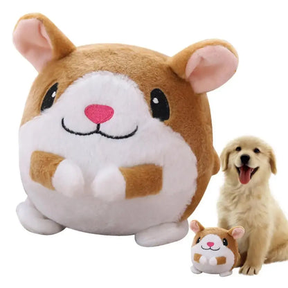 Your Dog’s New Best Friend – Interactive Bouncing Plush Toy with Squeaks, Jumps & Endless Fun!