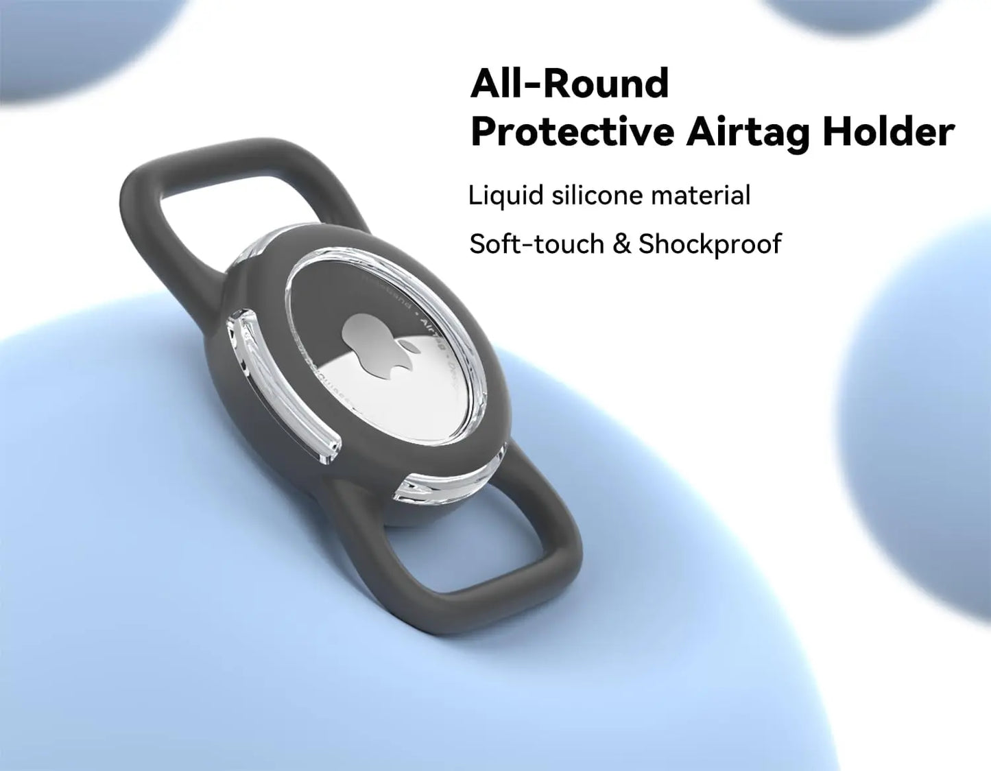 Waterproof Airtag Holder for Dog & Cat Collars – Ultra-Durable, Soft, and Lightweight Protection for Your Pet's Safety