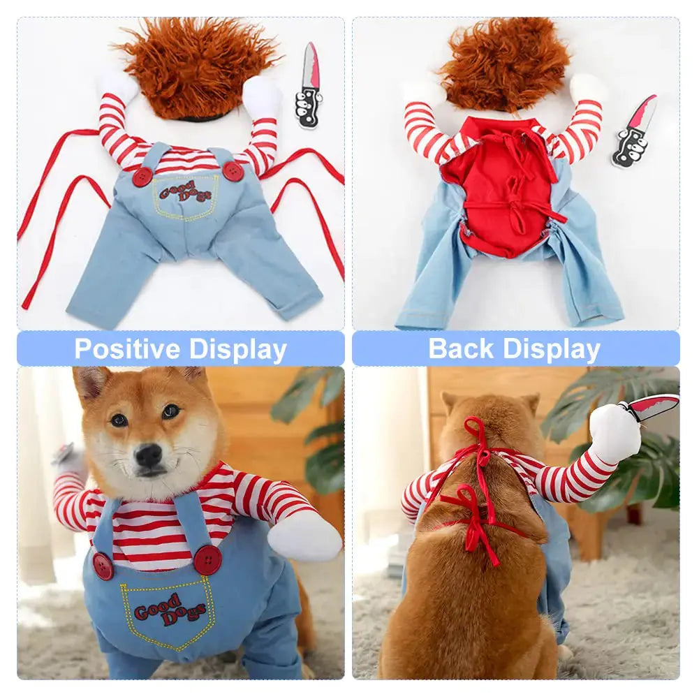 Fun & Spooky Halloween Costume for Dogs - Amusing Pet Outfit