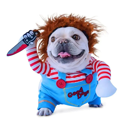 Fun & Spooky Halloween Costume for Dogs - Amusing Pet Outfit