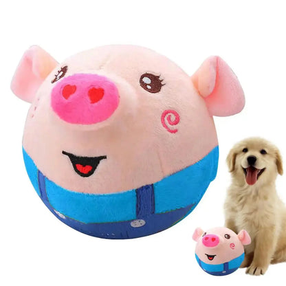 Your Dog’s New Best Friend – Interactive Bouncing Plush Toy with Squeaks, Jumps & Endless Fun!