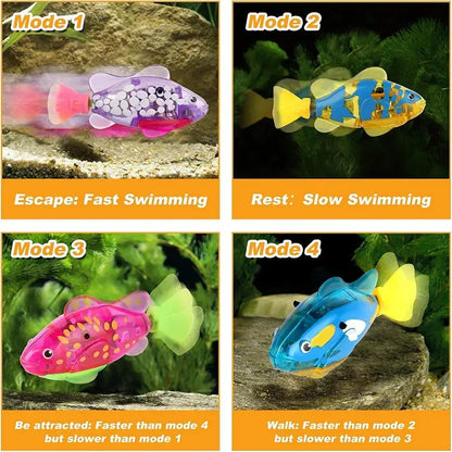 🐾🐟 Cat Interactive Electric Fish Toy | Indoor Play | Swimming Robot Fish with LED Light | Pet Toy for Cats & Dogs 🎣🐱🐶