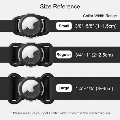 Waterproof Airtag Holder for Dog & Cat Collars – Ultra-Durable, Soft, and Lightweight Protection for Your Pet's Safety