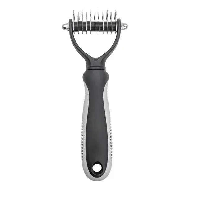 Pet Hair Removal Comb - Multi-Use Grooming Brush for Cats & Dogs, Effective Shedding, Trimming & Dematting Tool