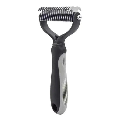 Pet Hair Removal Comb - Multi-Use Grooming Brush for Cats & Dogs, Effective Shedding, Trimming & Dematting Tool