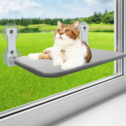 Cat Bed Window Perch, Kitten Hammock & Shelf for Wall, Foldable Pet Beds 