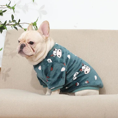 French Plush Pajamas for Fashionable Pets