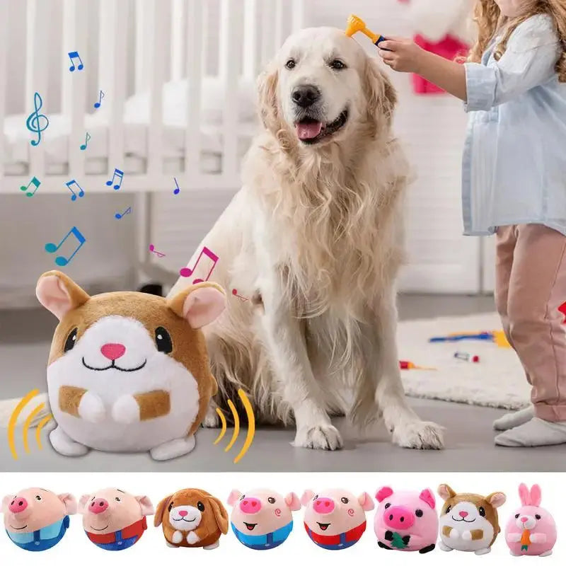 Your Dog’s New Best Friend – Interactive Bouncing Plush Toy with Squeaks, Jumps & Endless Fun!