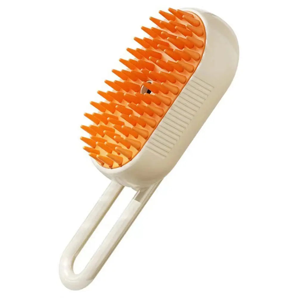 3-in-1 Electric Cat & Dog Steam Brush – Pet Grooming, Massage, and Hair Removal Comb