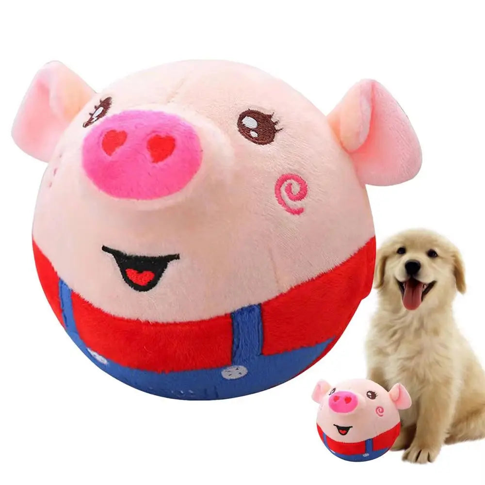 Your Dog’s New Best Friend – Interactive Bouncing Plush Toy with Squeaks, Jumps & Endless Fun!