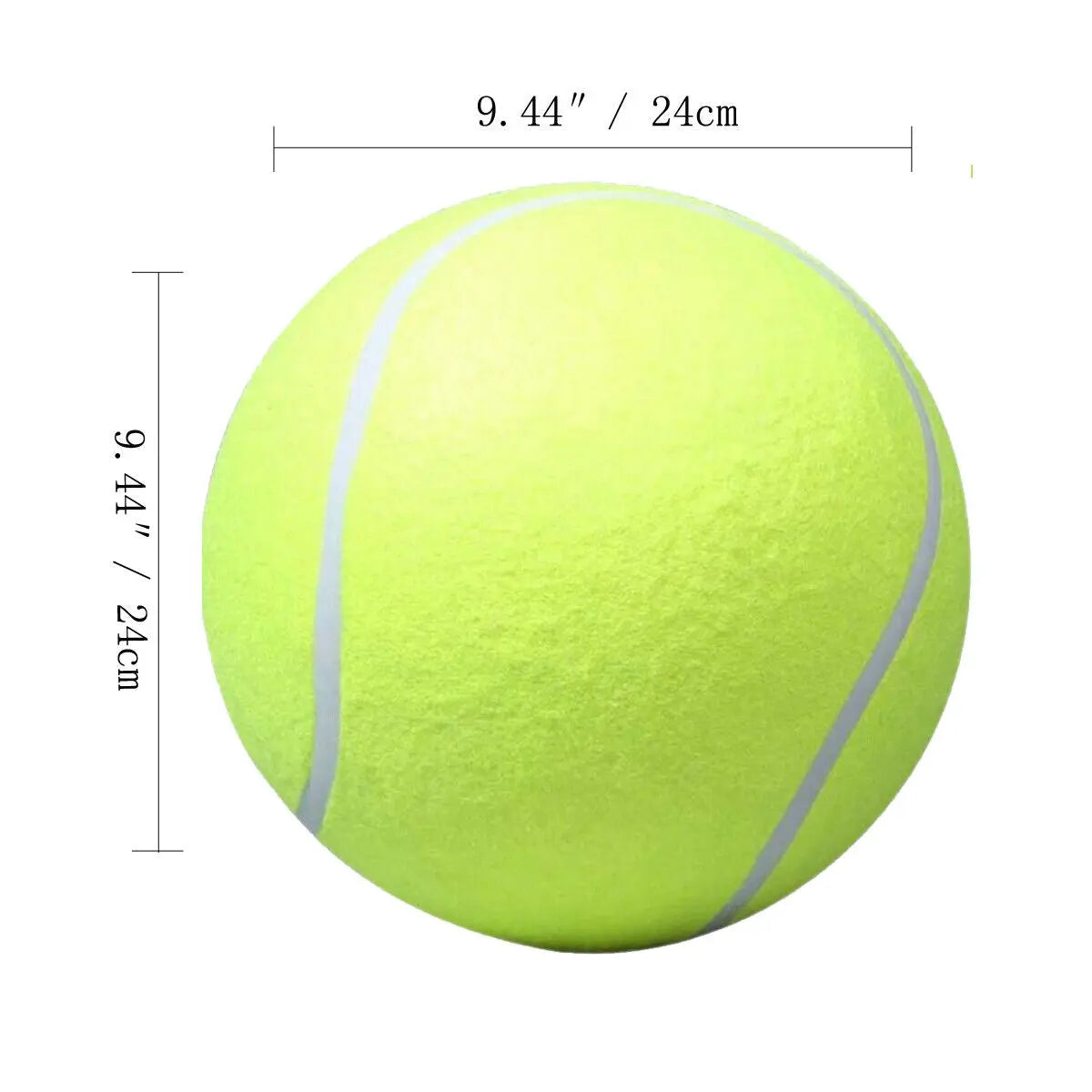 Jumbo 9.5" Tennis Ball for Large Dogs: Ultimate Pet Play Toy