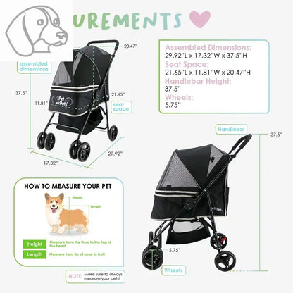 Rollin Pet Stroller